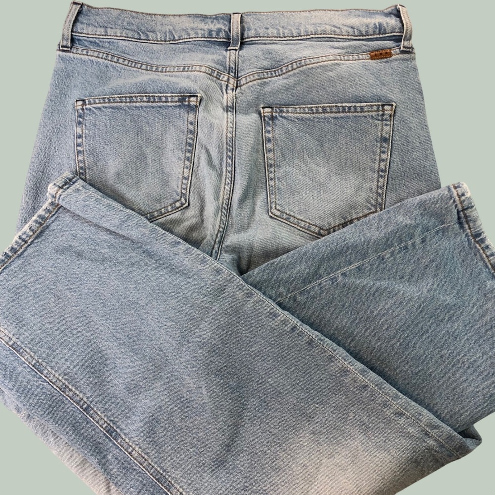 AYR The Secret Sauce Wide Leg Jeans Womens 32x31 Good Mood Light Wash High Rise